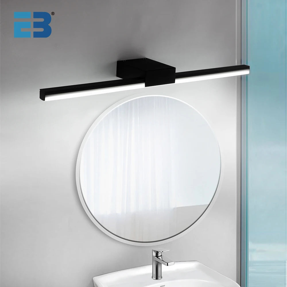 Led Wall Lamp Bathroom Vanity Light 40cm 55cm AC85 - 265V Indoor Modern Wall Sconces Mirror Wall Light Fixtures Black White