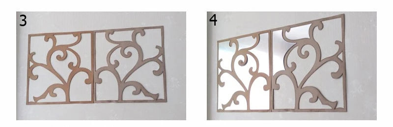 3D Mirror Wall Stickers Irregular Geometric Pattern Vinyl Removable Wall Sticker Decal DIY Home Decoration Art Washable Mirror