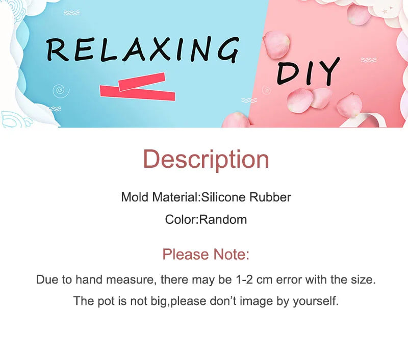 Big Size Hexagon Shape Flowerpot Concrete Planter Molds DIY Home Decoration Geometric Cement Succulent Plants Pot Silicone Mold
