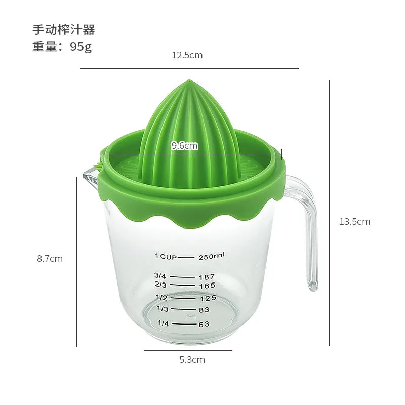 1PC Portable Manual Juicer Scale Lemon Orange Juice DIY Kitchen Juice Tool Home Essentials Accessories