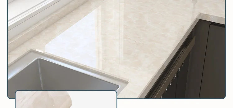 40cm Marble Kitchen Oil-Proof Film Stove Waterproof Self-Adhesive Wallpaper Countertop Bathroom Renovation Tile Wall Stickers