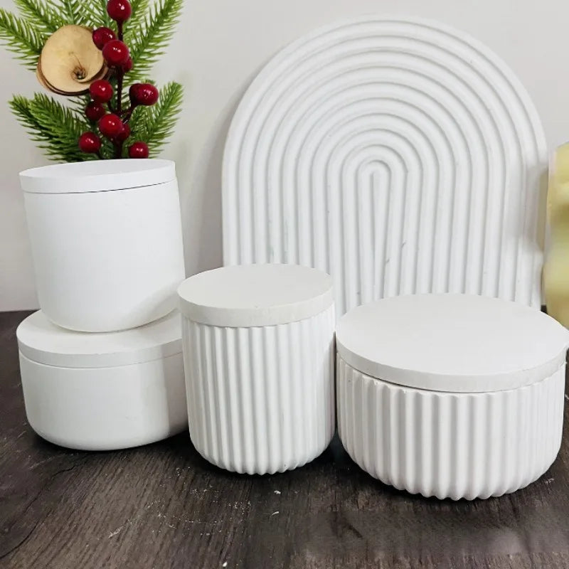 DIY Handmade Gypsum Form Aroma Cup Flowerpot