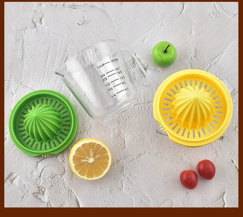 1PC Portable Manual Juicer Scale Lemon Orange Juice DIY Kitchen Juice Tool Home Essentials Accessories