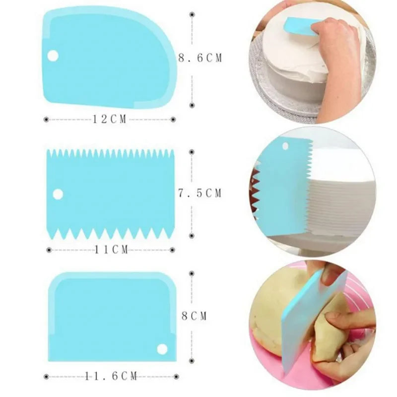 Stainless Steel Baking & Pastry Tools Portable Cream Spatula Cake Butter Kitchen Pastry Cake Decoration Tools Kitchen Gadgets