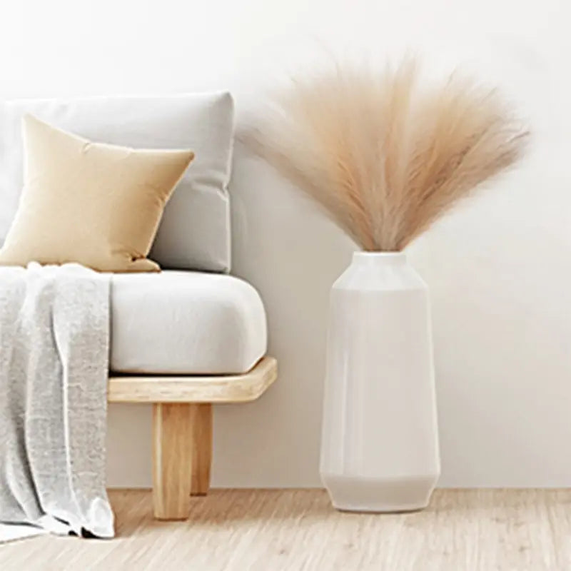 15/30pcs Artificial Pampas Grass Flower Bouquet For Home Wedding Decoration DIY Party Bedroom Fake Plant Flowers Vase Decor Reed