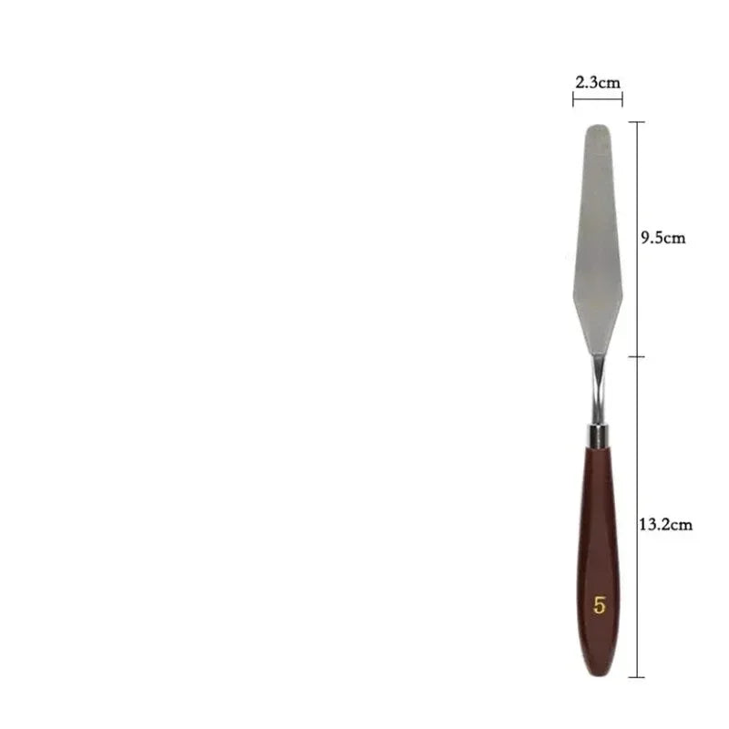 1/2pc Cake Spatula Stainless Steel Butter Cream Smoother Scraper Cream Knife Cake Baking Oil Painting Shovel Kitchen Baking Tool