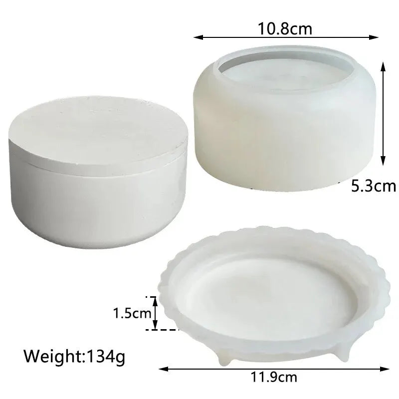 DIY Handmade Gypsum Form Aroma Cup Flowerpot