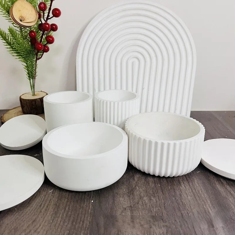 DIY Handmade Gypsum Form Aroma Cup Flowerpot