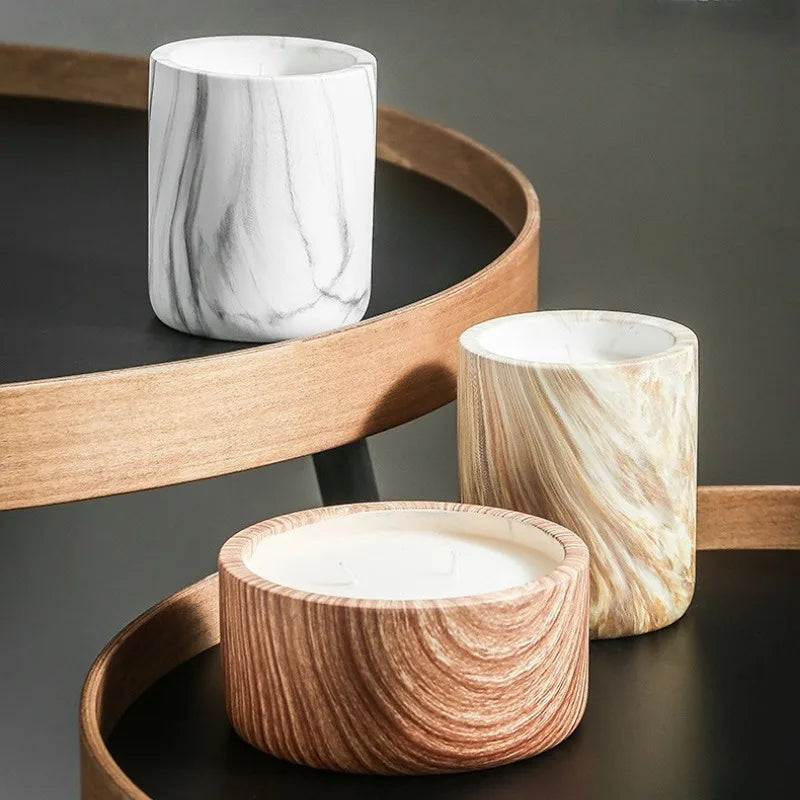 DIY Handmade Gypsum Form Aroma Cup Flowerpot