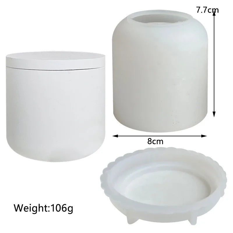 DIY Handmade Gypsum Form Aroma Cup Flowerpot