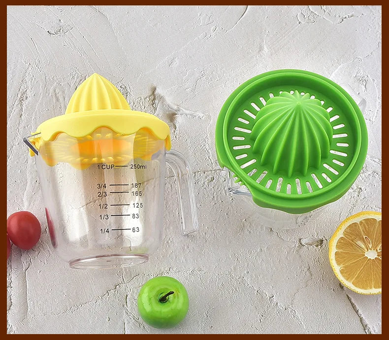 1PC Portable Manual Juicer Scale Lemon Orange Juice DIY Kitchen Juice Tool Home Essentials Accessories