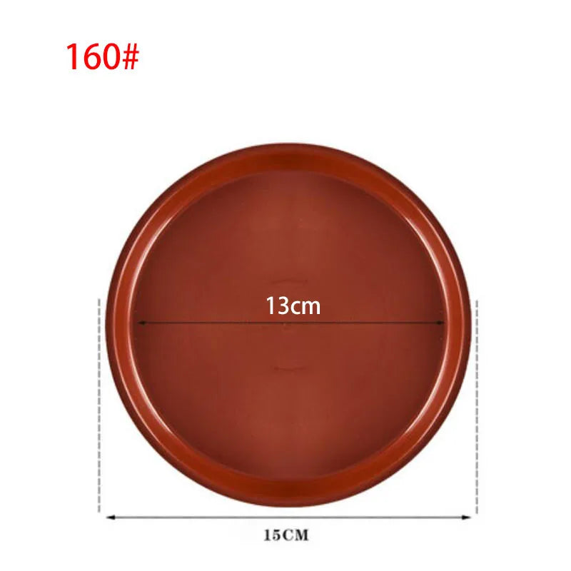 50pcs Plastic Garden Flower Pot trays round Plant Saucers Water Tray Base stand gardening indoor Home Garden Supplies outdoor D1