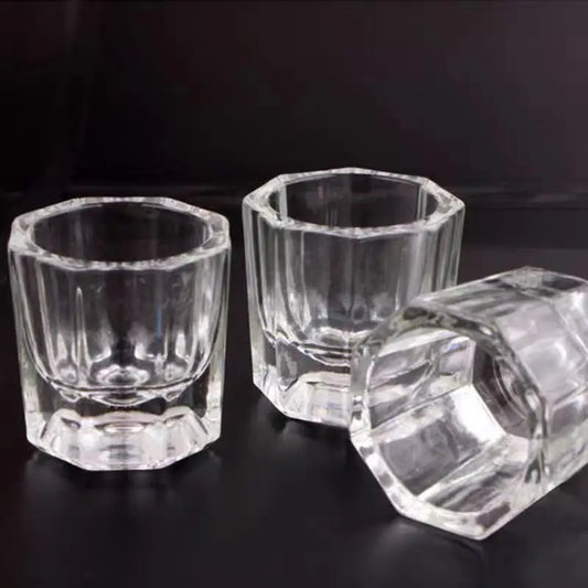 1 Pc Nail Art Acrylic Liquid Powder Dappen Dish Glass Crystal Cup Glassware Tools For Nail Art Acrylic Powder Liquid Holder