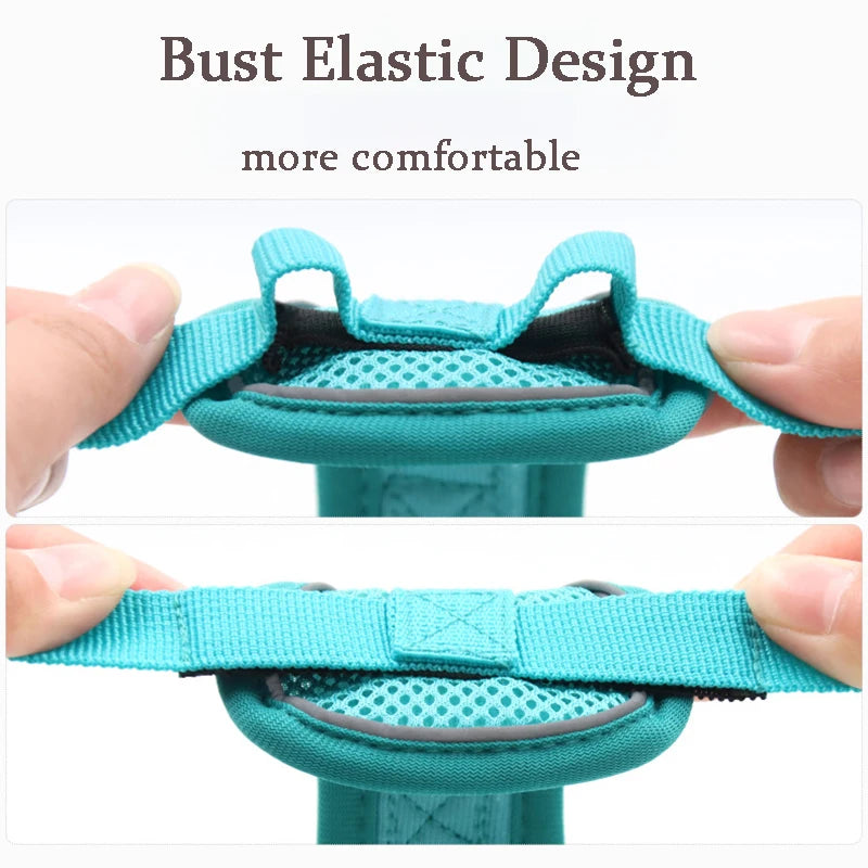 Dog leash Vest pet cat chest strap Reflective breathable cat leash puppy leash