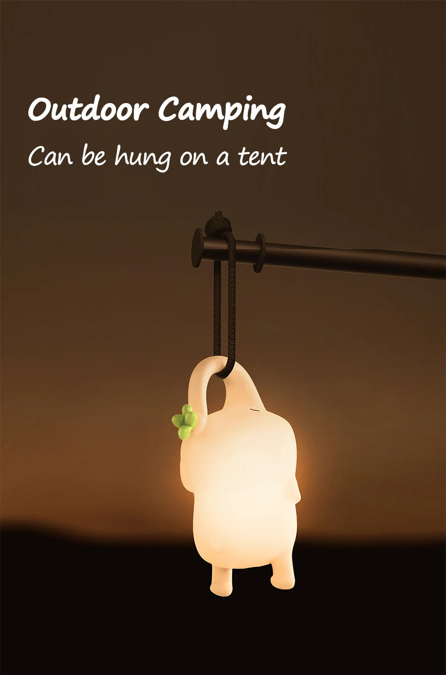 Children Silicone Night Light Cute Elephant Baby Dimmable Timed Sleeping Night Lamp for Bedside Bedroom Decoration Gift Birthday