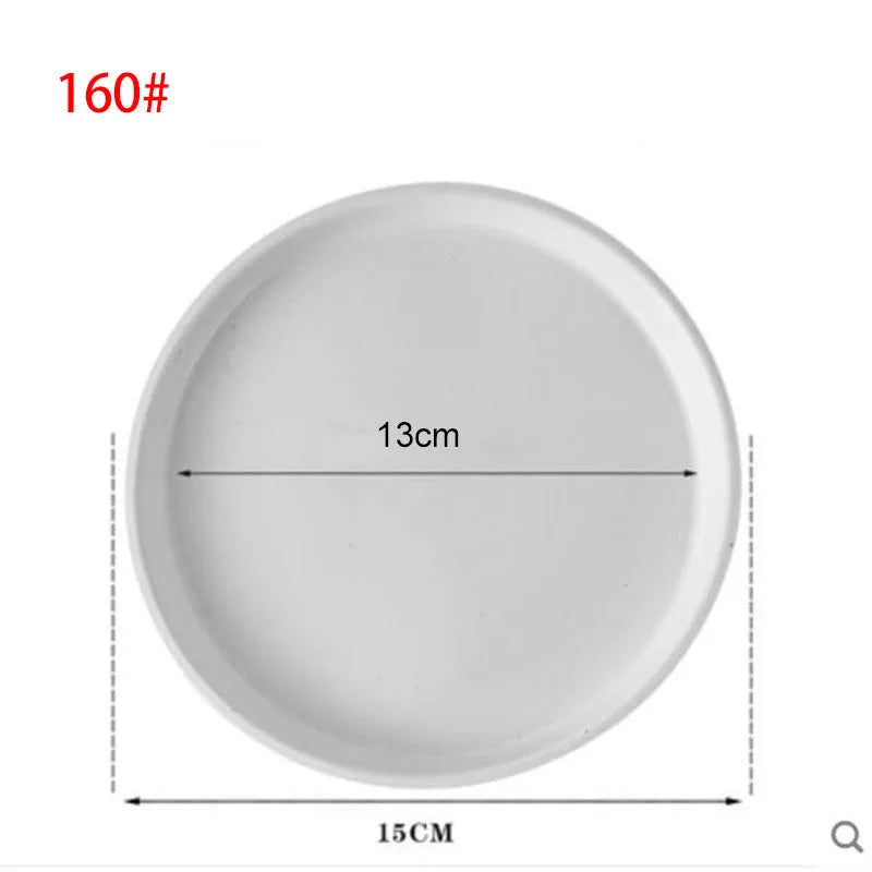 50pcs Plastic Garden Flower Pot trays round Plant Saucers Water Tray Base stand gardening indoor Home Garden Supplies outdoor D1