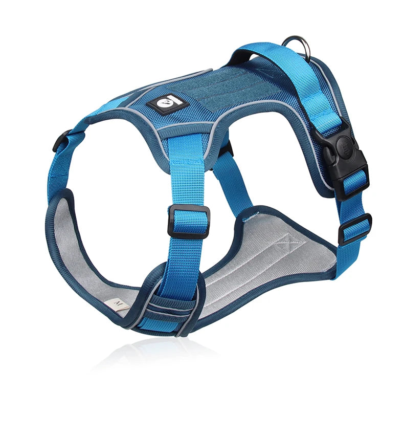 Medium Large Dog Harnesses Collar Labrador Army Reflective Adjustable Harness Oxford Cloth Pet Vest Training Hound Walk the Dog