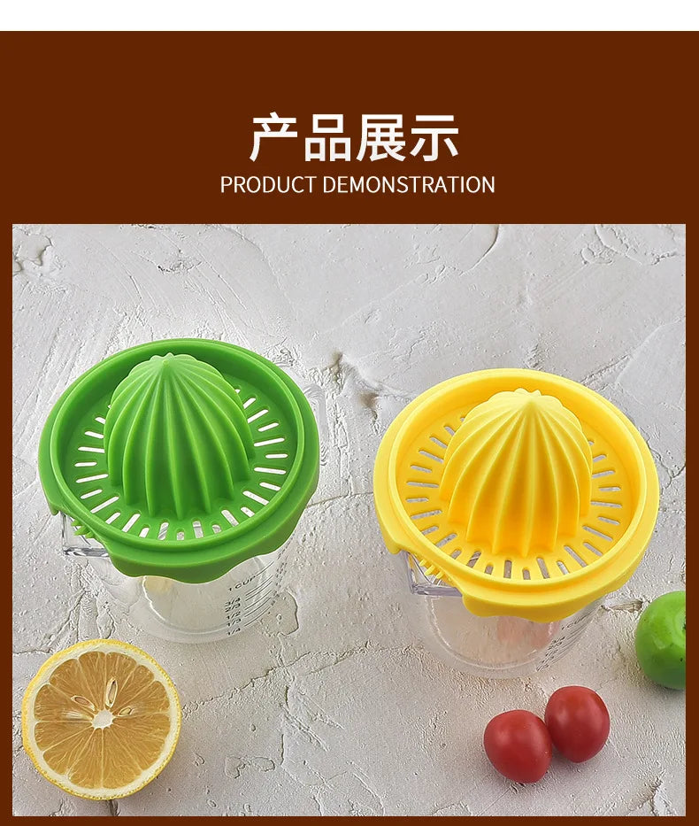 1PC Portable Manual Juicer Scale Lemon  Orange Juice DIY Kitchen  Juice Tool Home Essentials   Accessories