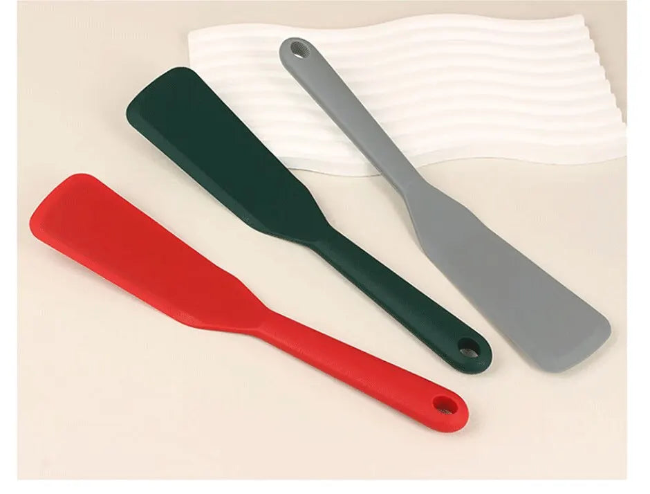 7 Color Silicone Frying Shovel Non-stick Surface Kitchen Pancake Fried Egg Transfer Shovel Steak Shovel Kitchen Baking Tools