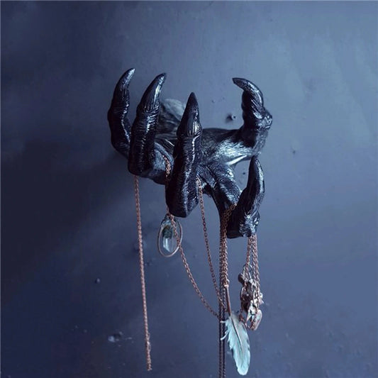 Witch Hand Statue Ornaments Aesthetic Art Wall Hanging Resin Retro Wall Sculpture Garden Outdoor Ornament Decoration Home Decor