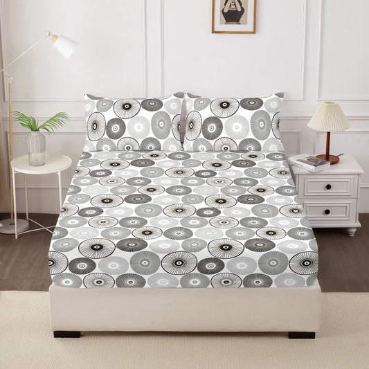 Kuup 1pcs High Quality Fitted Sheet 90/160/150x200cm Mattress Cover With Elastic Band Bed Sheet Queen King Size（No Pillowcases）