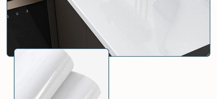 40cm Marble Kitchen Oil-Proof Film Stove Waterproof Self-Adhesive Wallpaper Countertop Bathroom Renovation Tile Wall Stickers