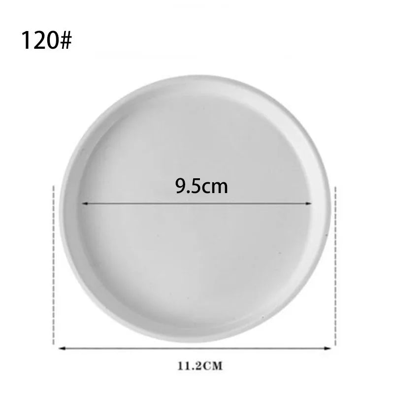 50pcs Plastic Garden Flower Pot trays round Plant Saucers Water Tray Base stand gardening indoor Home Garden Supplies outdoor D1