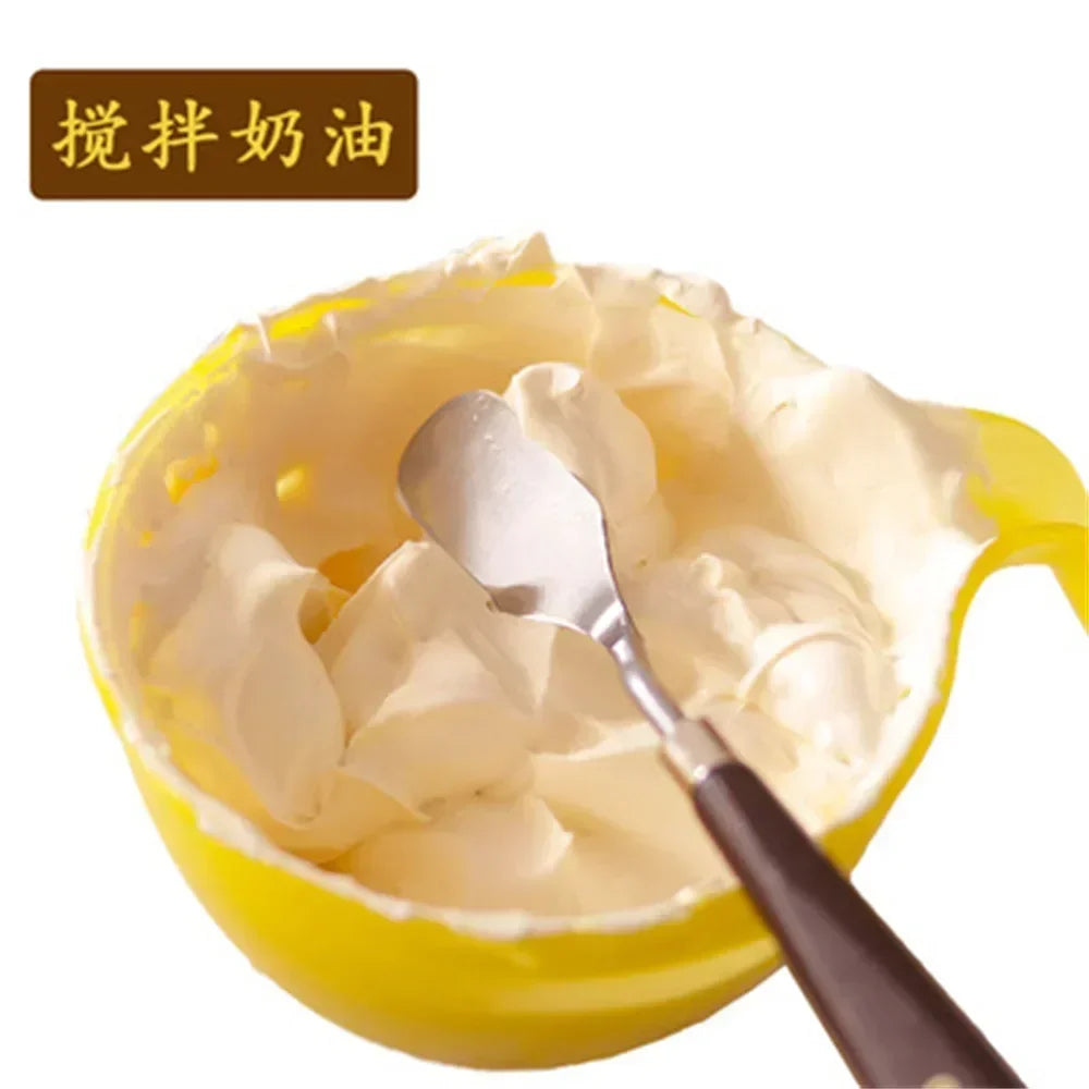 1/2pc Cake Spatula Stainless Steel Butter Cream Smoother Scraper Cream Knife Cake Baking Oil Painting Shovel Kitchen Baking Tool