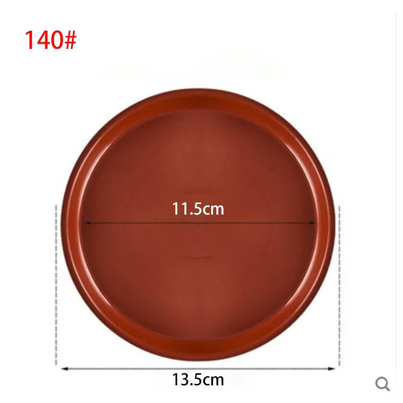 50pcs Plastic Garden Flower Pot trays round Plant Saucers Water Tray Base stand gardening indoor Home Garden Supplies outdoor D1